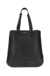 Black leather The Edge shopping bag -  | Wise