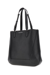 Black leather The Edge shopping bag -  | Wise