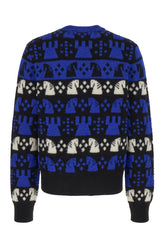 Embroidered wool blend sweater -  | Wise