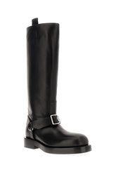 Black leather ankle boots -  | Wise