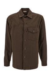 Camicia in cotone verde militare -  | Wise