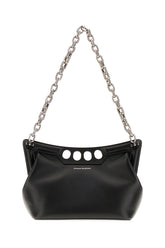 Black leather The Peak shoulder bag -  | Wise