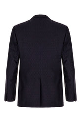 Embroidered wool blazer -  | Wise