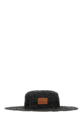 Cappello in rafia nera -  | Wise