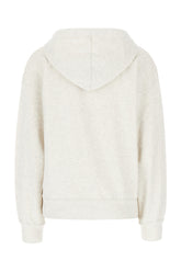 Ivory cotton blend sweatshirt -  | Wise