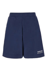 Blue cotton bermuda shorts -  | Wise