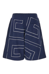 Blue cotton bermuda shorts -  | Wise