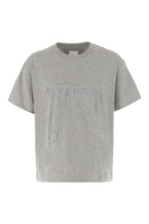 Melange grey cotton t-shirt -  | Wise