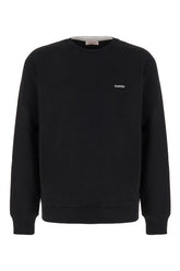 Black cotton sweatshirt -  | Wise