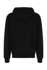 Black cotton blend sweatshirt -  | Wise