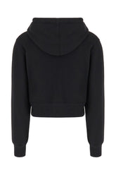 Black stretch cotton sweatshirt -  | Wise