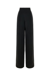 Black acetate blend pant -  | Wise