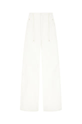 Pantalone in cotone avorio -  | Wise