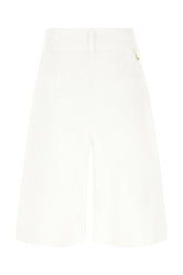 White cotton shorts -  | Wise