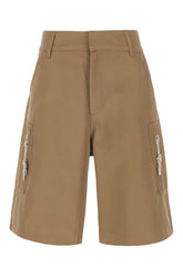 Biscuit cotton bermuda shorts -  | Wise