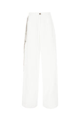 Pantalone in cotone bianco -  | Wise