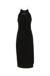 Black viscose dress -  | Wise