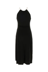 Black viscose dress -  | Wise