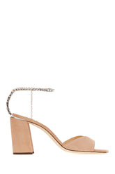 Powder pink suede sandals -  | Wise