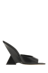 Black leather mules -  | Wise