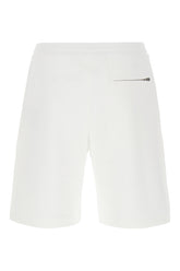 White cotton bermuda shorts -  | Wise