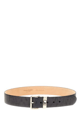 Charcoal leather belt -  | Wise