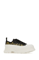 Black leather Tread Slick sneakers -  | Wise