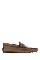 Brown leather loafers -  | Wise