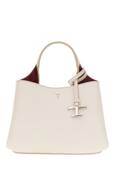 Ivory leather handbag -  | Wise