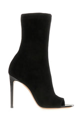 Black suede ankle Amanda boots -  | Wise