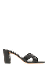 Black leather Dafne mules -  | Wise