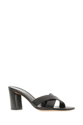 Black leather Dafne mules -  | Wise