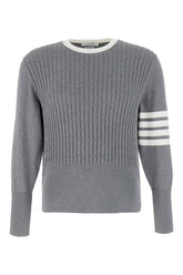 Maglione in cotone grigia -  | Wise