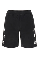 Black cotton bermuda shorts -  | Wise