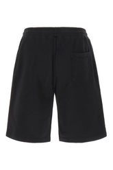 Black cotton bermuda shorts -  | Wise