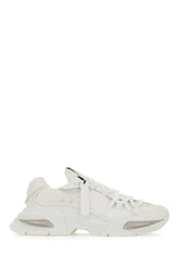 White fabric and leather Airmaster sneakers -  | Wise