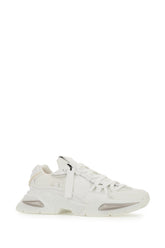 White fabric and leather Airmaster sneakers -  | Wise