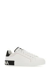 White nappa leather Portofino sneakers -  | Wise