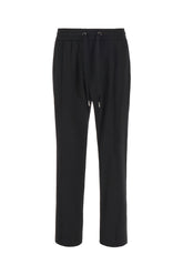 Black stretch wool blend pants -  | Wise