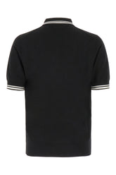 Black piquet polo shirt -  | Wise