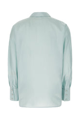 Light blue polyester blend shirt -  | Wise