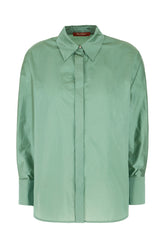 Mint green polyester blend shirt -  | Wise