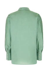 Mint green polyester blend shirt -  | Wise