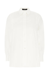 White poplin oversize shirt -  | Wise