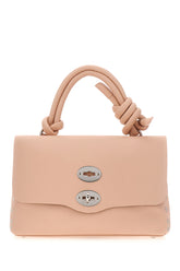 Pastel pink leather Postina handbag -  | Wise