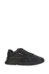 Black leather sneakers -  | Wise