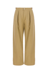 Beige cotton pants -  | Wise