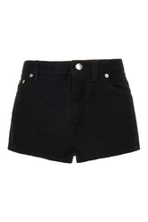 Black denim shorts -  | Wise