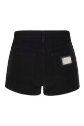 Black denim shorts -  | Wise