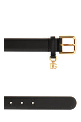 Black leather belt -  | Wise